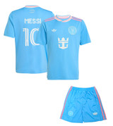  2025 Messi Inter Miami Third Kids Kit