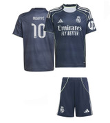 25/26 Mbappe Madrid  Away Kids Kit