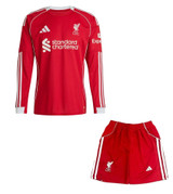  25/26  L.pool Long Sleeve Home Kids Kit with free name and number