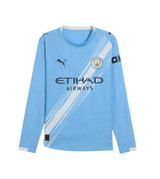  25/26 Man City Long Sleeve Home Shirt