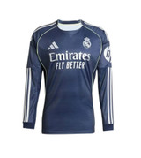 25/26  Real Madrid Long Sleeve Away Shirt