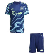 25/26 Ajax Away Kids Kit with free name and number