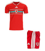  2026 Wales Home Football Shirt Kids Kit