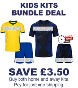 Kids Brazil Home & Away Football Kit Bundle 2026 – Fan Version + Free Name & Number