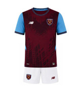 26/27 West Ham Home Kids Kit with free name and number
