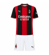 26/27 AC Milan Home Kids Kit with free name and number