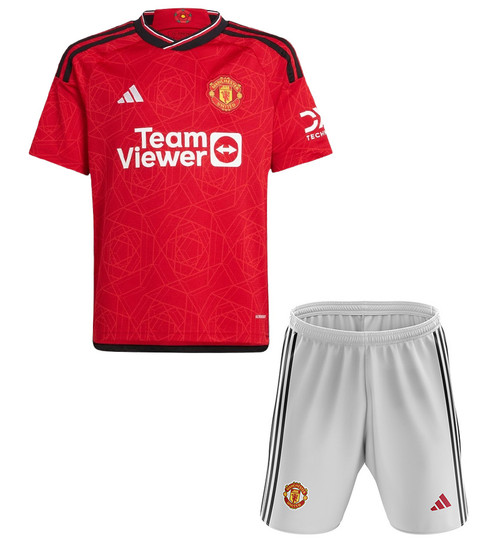 23/24  Man United Home Kids Kit with free name and number