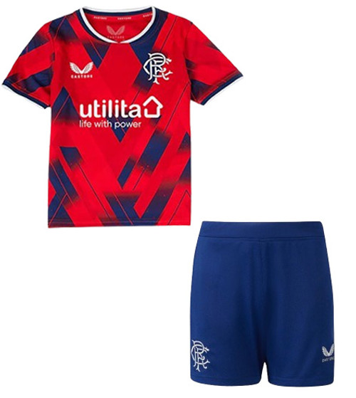 23/24  Rangers Fourth Kids Kit with free name and number