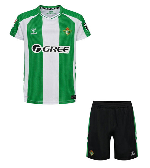 25/26 Real Betis Home Kids Kit with free name and number