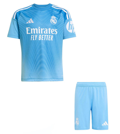 25/26  Real Madrid GK Kids Kit with free name and number