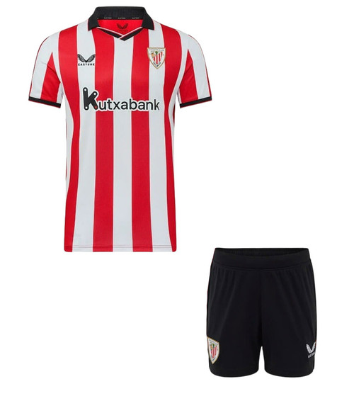 25/26  Athletic Bilbao  Home Kids Kit with free name and number