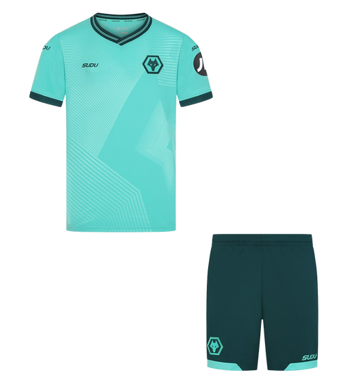 25/26 Wolves Away Kids Kit with free name and number