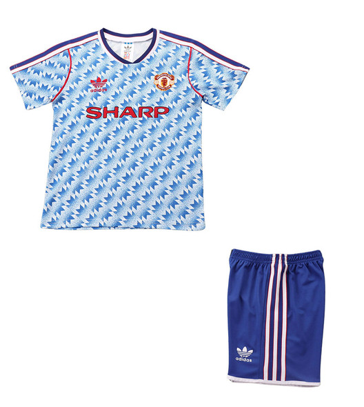 90/92 Retro United Away Kids