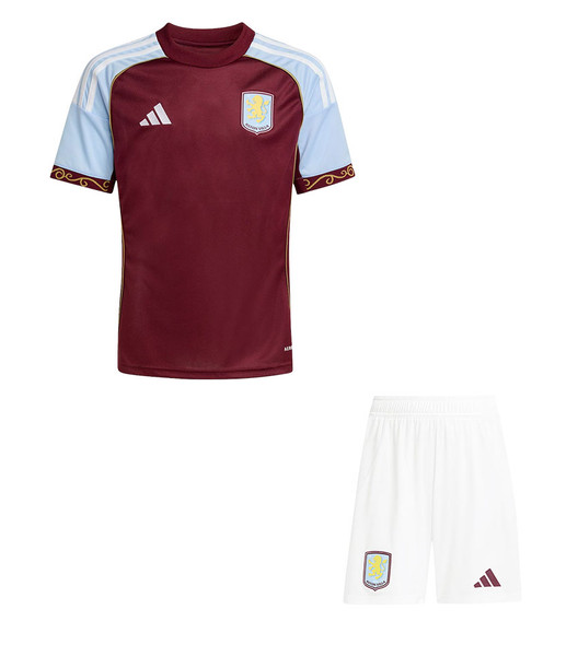 25/26 Aston Villa Home Kids Kit with free name and number