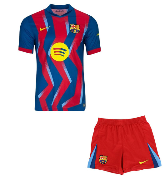 25/26  Barcelona Fourth  Kids Kit with free name and number