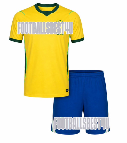 Brazil Home Football Kit 2026 – Fan Version + Free Name & Number
