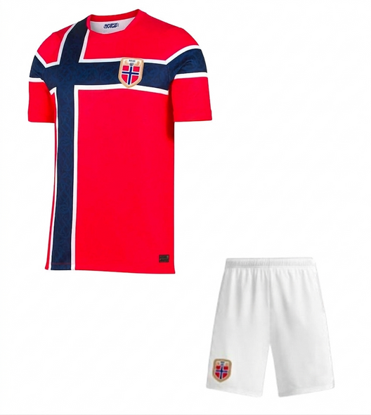 2026 Norway Home  Football Shirt Kids Kit