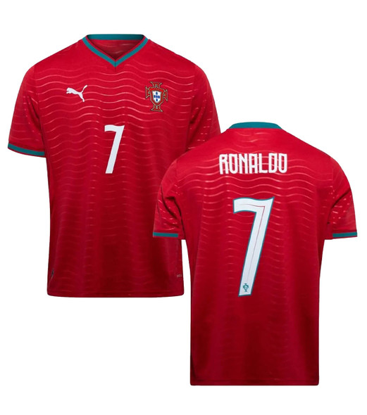 2026 Portugal Home Shirt with Ronaldo 7
