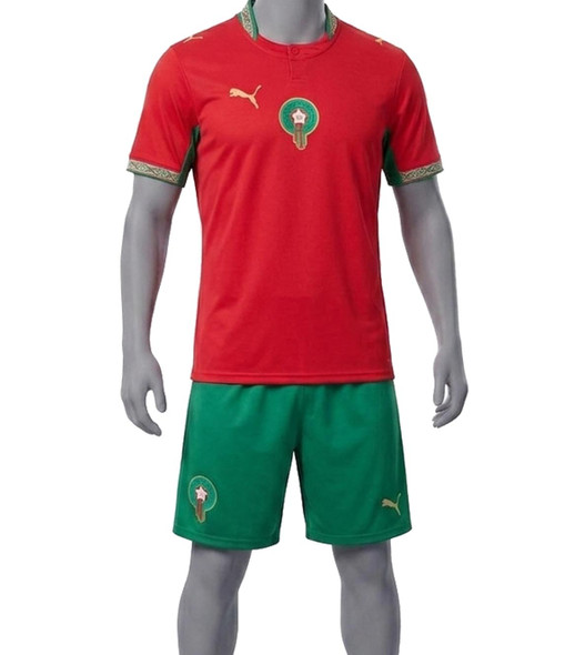 2026 Morocco Home fan version Kids Kit with free name and number