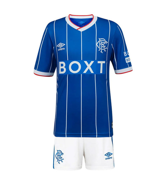 26/27 Rangers Home Kids kit with free name and number