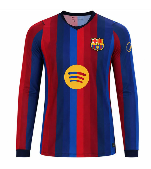 26/27 Barcelona Home Long Sleeve Shirt