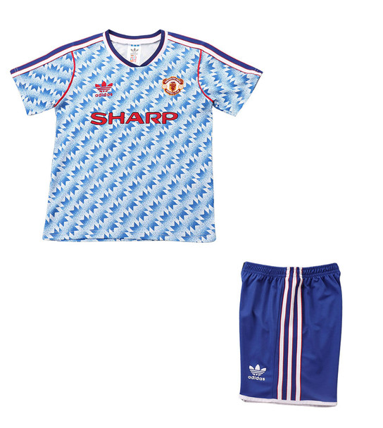 90/92 Retro United Away Kids