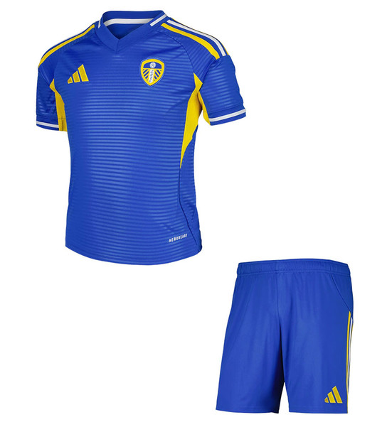 25/26 Leeds Away Kids Kit with free name and number