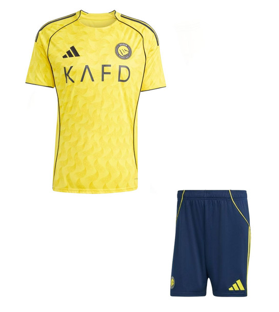 25/26  Al Nassr Home  Kids Kit with free name and number