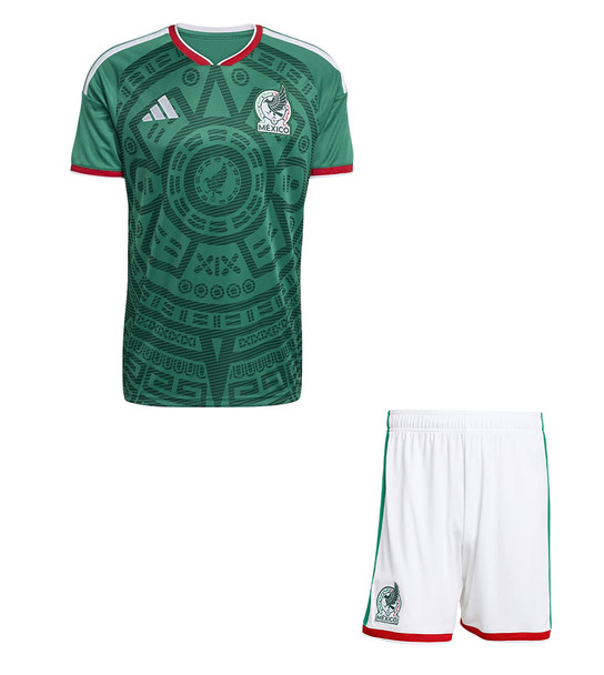 2026 Mexico Home Kids Kit with free name and number