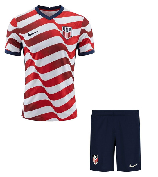 2026 USA Home  Football Shirt Kids Kit