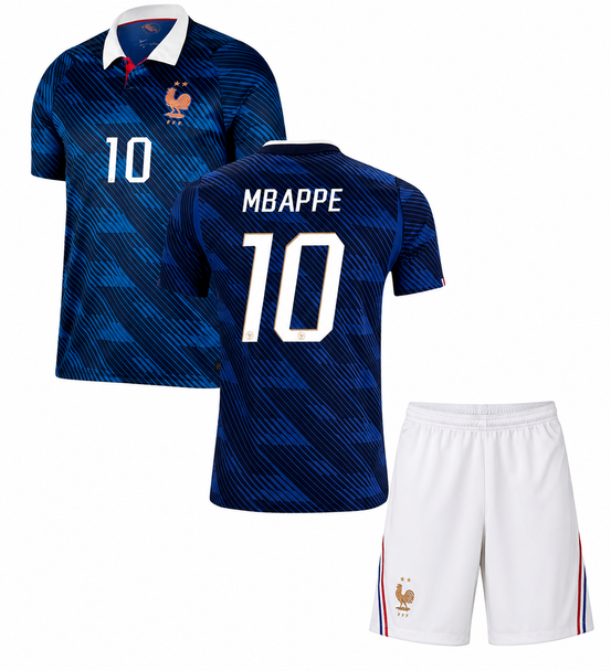 2026 Mbappe France Home Kids Kit