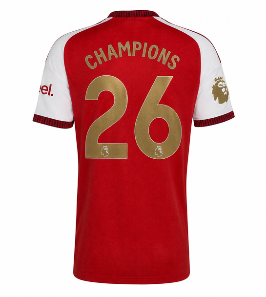 26.27 Arsenal Home with Champions 26 printing