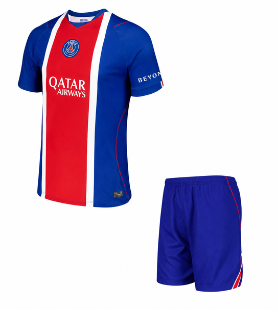 26/27 PSG Home Kids Kit with free name and number