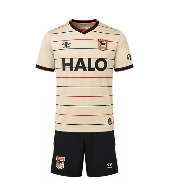  26/27  Ipswich Town Away Kids Kit with free name and number