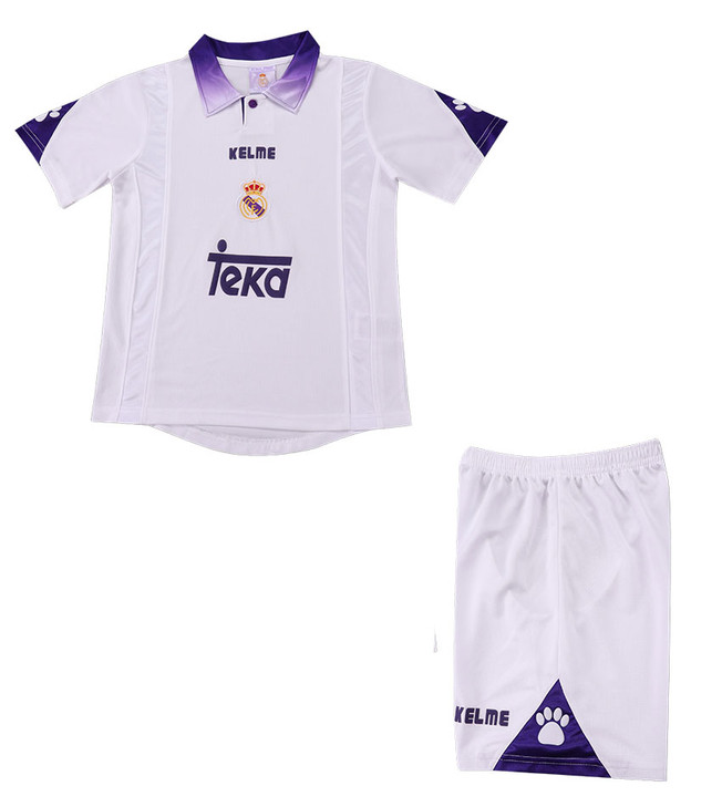 97/98 Retro Real Madrid Home Kids