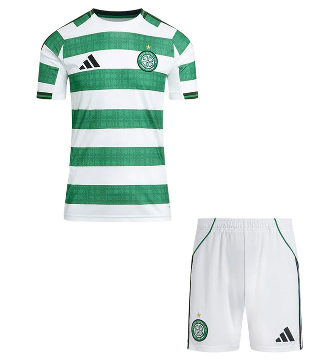 25/26 Celtic Home Kids Kit with free name and number