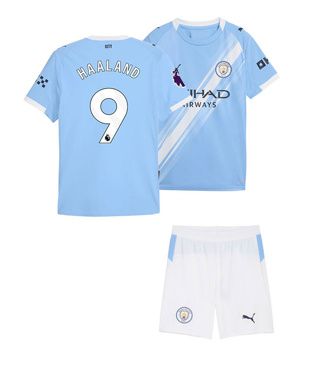 25/26 Haaland Man City Home Kids Kit