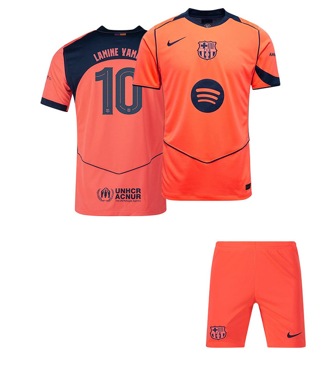 25/26 Lamine  Yamal Barcelona Third Kids Kit