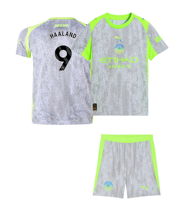  25/26 Haaland Man City Third Kids Kit