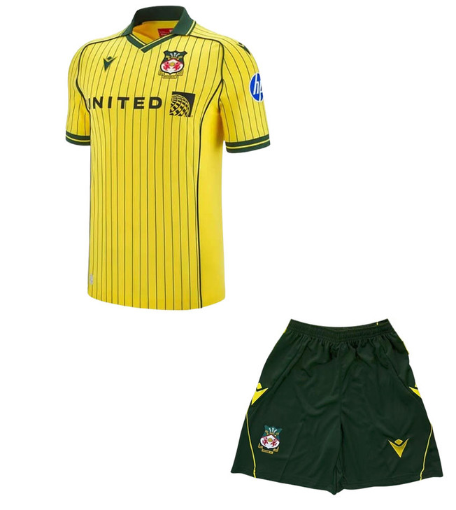 25/26  Wrexham Away  Kids Kit with free name and number