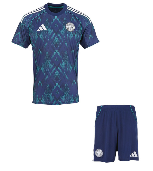 25/26 Leicester Away Kids Kit with free name and number