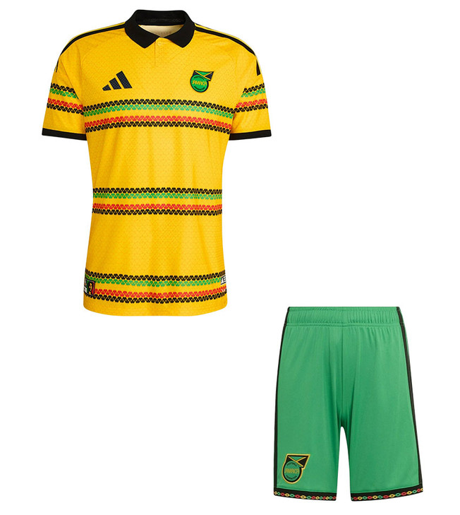 2026 Jamaica Home Football Shirt Kids Kit