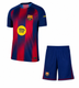 25/26  Barcelona Home Kids Kit with free name and number