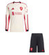25/26  L.pool Long Sleeve Away Kids Kit with free name and number