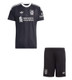 25/26 L.pool GK Black Kids Kit with free name and number