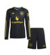 25/26  United Long Sleeve Third Kids Kit with free name and number