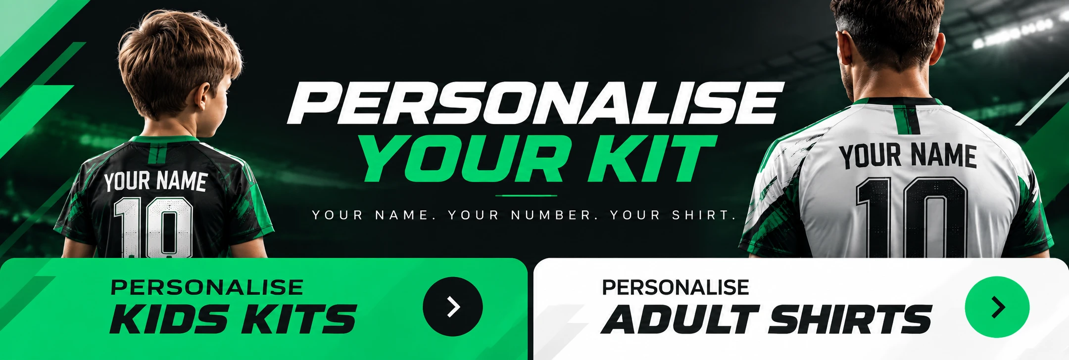 Personalise your football kit