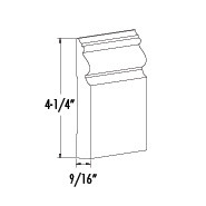 Base Molding C 4 1/4" Wood Now