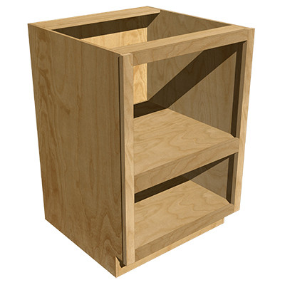 Microwave Base Cabinet Red Oak