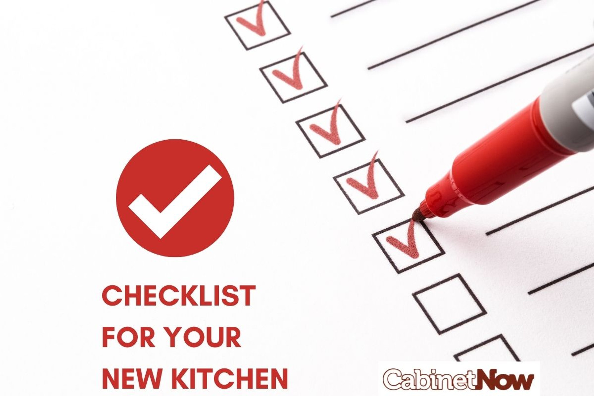 Checklist For A New Kitchen Cabinet Now   11 